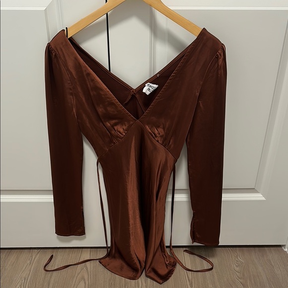 Princess Polly Rust Mini Dress - Picture 3 of 5